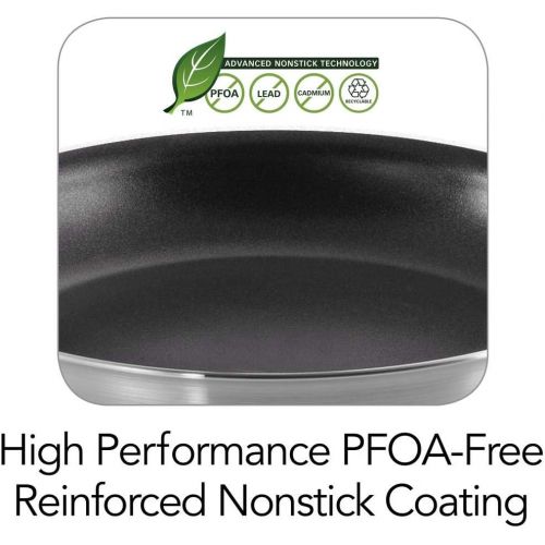  Tramontina 80114536DS Aluminum Nonstick, 12, NSF-Certified, Made in USA Professional Restaurant Fry Pan, inch