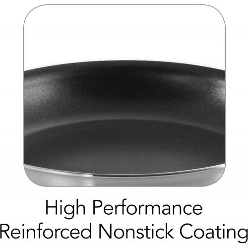  Tramontina 80114536DS Aluminum Nonstick, 12, NSF-Certified, Made in USA Professional Restaurant Fry Pan, inch