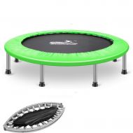 Trampoline Lxn Max Load 330lbs Fitness with Safety Pad for IndoorOutdoor Workout Cardio Training,Children and Adults Available(50-inch,Foldable)