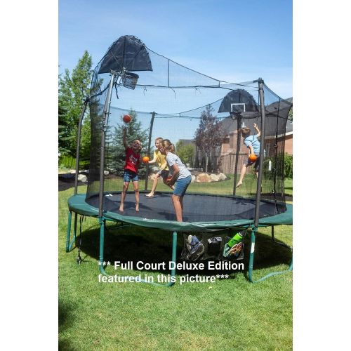  Trampoline Pro Jump Slammer Trampoline Basketball Hoop | Easy Install | Foam Ball Included