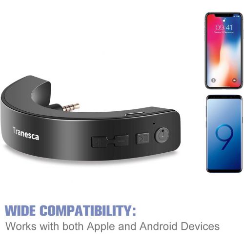  Tranesca Compatible Bluetooth Adapter Receiver for Bose quietcomfort 25 Headphone (Black)