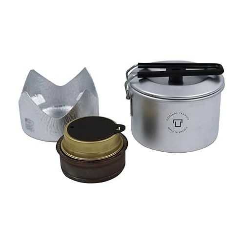  Trangia Micro Original Lightweight Compact Stove | Perfect for Solo Camping | Includes T-Cup w/Lid