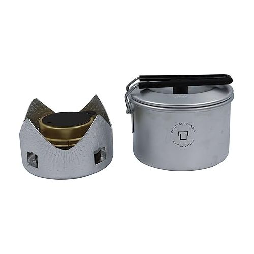  Trangia Micro Original Lightweight Compact Stove | Perfect for Solo Camping | Includes T-Cup w/Lid