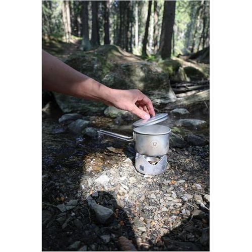  Trangia Micro Original Lightweight Compact Stove | Perfect for Solo Camping | Includes T-Cup w/Lid