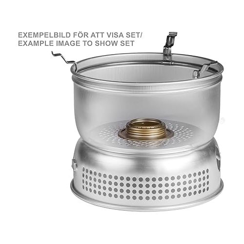  Trangia 25-23 Duossal 2.0 Camping Stove Kit with Stainless Steel Lined Pans