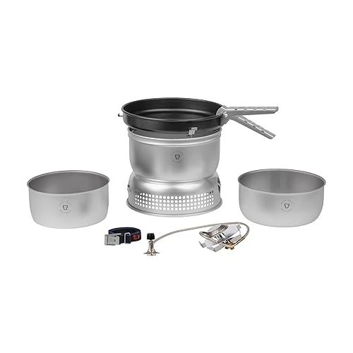  Trangia 25-23 Duossal 2.0 Camping Stove Kit with Stainless Steel Lined Pans