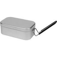 TRANGIA Mess Tin with Handle (6.5 x 3.5 x 2.6-Inch), Silver