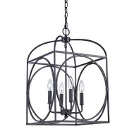 Trans Globe Lighting 10514 ROB Academy Indoor Rubbed Oil Bronze Transitional Pendant, 13.5