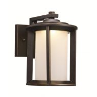 Trans Globe Lighting LED-40820 ROB Brava Outdoor Rubbed Oil Bronze Colonial Wall Lantern, 10