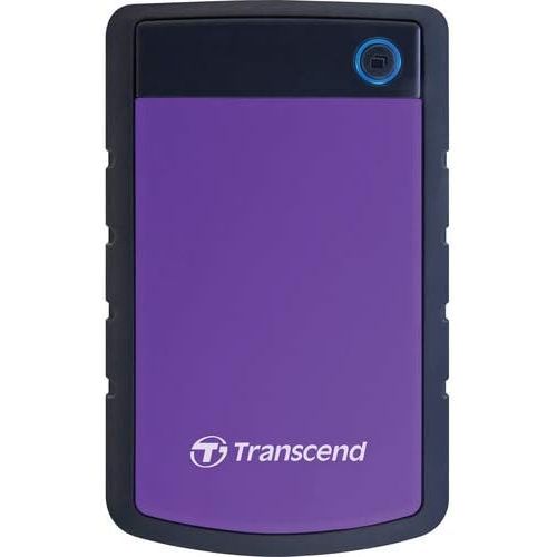  Transcend Storejet 1T Portable USB 3.0 Hard Drive (TS1TSJ25H3P) + Compact Hard Drive Case + USB C to USB 3.0 Adapter + Type C USB-C to USB 3.0 Micro B Cable