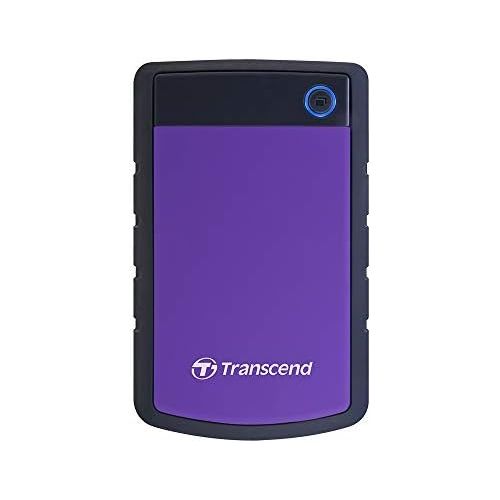  Transcend Storejet 2TB Portable USB 3.0 Hard Disk (TS2TSJ25H3P), Purple