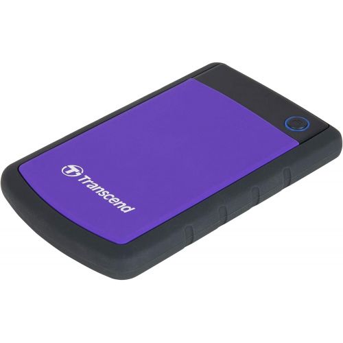  Transcend Storejet 2TB Portable USB 3.0 Hard Disk (TS2TSJ25H3P), Purple