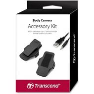 [아마존베스트]Transcend TS-DBK1 Accessory Kit for Bodycam TS-32GDPB20A and TS32GPDB52A (Includes a 360° Rotating Clip, Velcro Straps for Attachment)