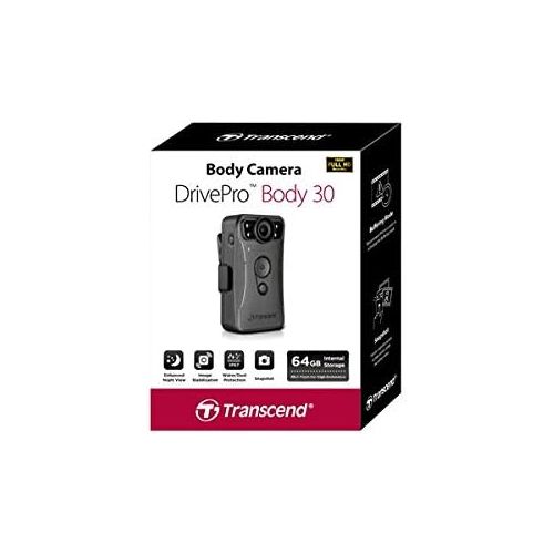  Transcend DrivePro Body 30 1080p HD Wi-Fi Video Camera Camcorder
