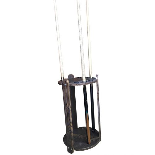  Transcend United Round Floor Billiards Cue Stand-Hold 9 Cues, High Density Board