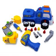 Transformania Toys Kids Educational Take Apart Boy Vehicle Toy Construction Developmental STEM Learning Crane Engineering Tools Build Your Own Car Play Set Children