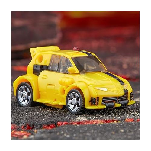 트랜스포머 Transformers Legacy United Deluxe Class Animated Universe Bumblebee, 5.5-Inch Converting Action Figure, 8+