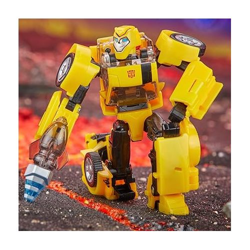 트랜스포머 Transformers Legacy United Deluxe Class Animated Universe Bumblebee, 5.5-Inch Converting Action Figure, 8+