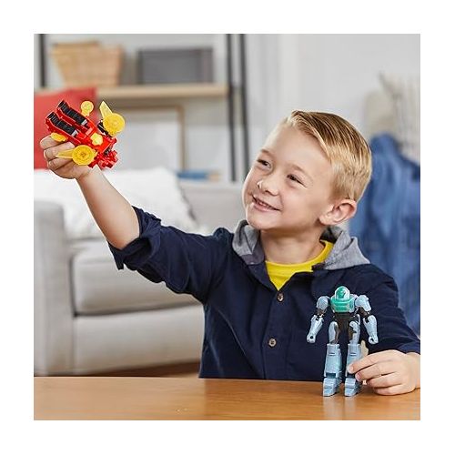 트랜스포머 Transformers EarthSpark Cyber-Combiner Terran Twitch and Robby Malto Robot Action Figures, Interactive Toys for Boys and Girls Ages 6 and Up