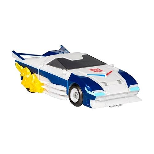 트랜스포머 Transformers EarthSpark Deluxe Class Prowl 5-Inch Robot Action Figure, Converts in 12 Steps, Interactive Toys for Boys for Girls Age 6 and Up