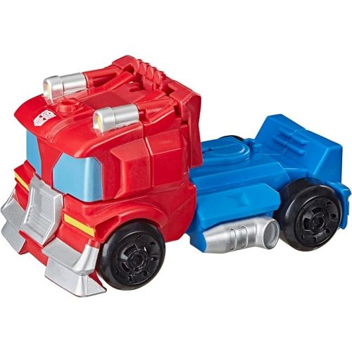 트랜스포머 Transformers Playskool Heroes Rescue Bots Academy Team Optimus Prime, 4.5-Inch Action Figure, Converting Robot Toy, Kids Easter Gifts or Basket Stuffers, Ages 3+