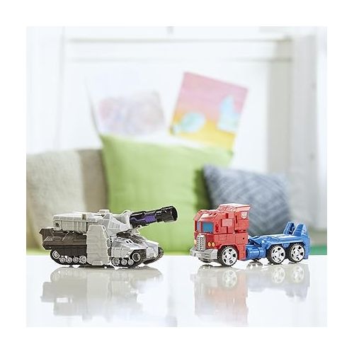 트랜스포머 Transformers Toys Heroes and Villains Optimus Prime and Megatron 2-Pack Action Figures - for Kids Ages 6 and Up, 7-inch (Amazon Exclusive)