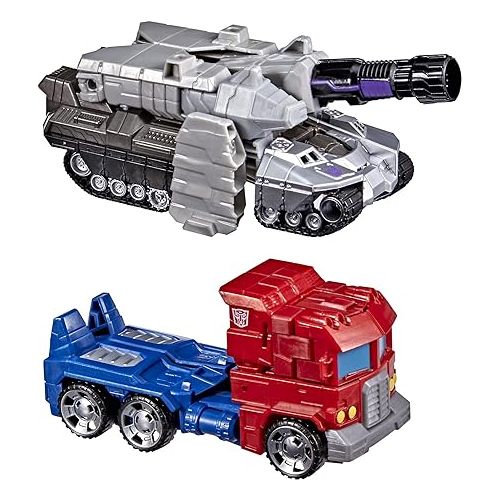 트랜스포머 Transformers Toys Heroes and Villains Optimus Prime and Megatron 2-Pack Action Figures - for Kids Ages 6 and Up, 7-inch (Amazon Exclusive)