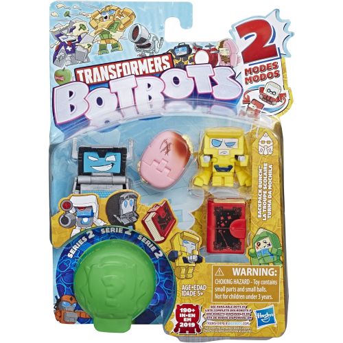 트랜스포머 Transformers Toys Botbots Series 2 Backpack Bunch 5 Pack  Mystery 2-in-1 Collectible Figures! Kids Ages 5 & Up (Styles & Colors May Vary) by Hasbro