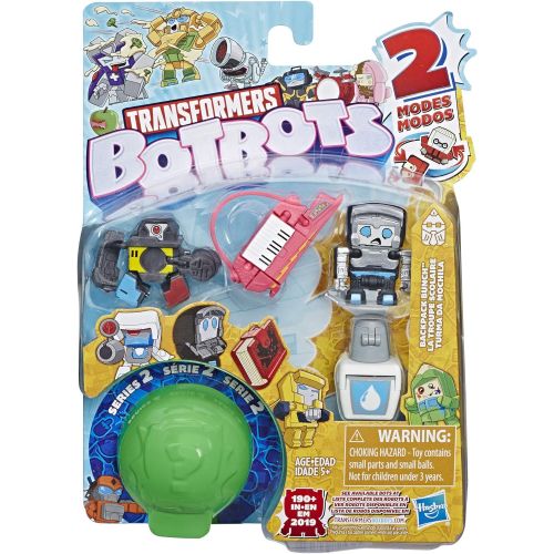 트랜스포머 Transformers Toys Botbots Series 2 Backpack Bunch 5 Pack  Mystery 2-in-1 Collectible Figures! Kids Ages 5 & Up (Styles & Colors May Vary) by Hasbro