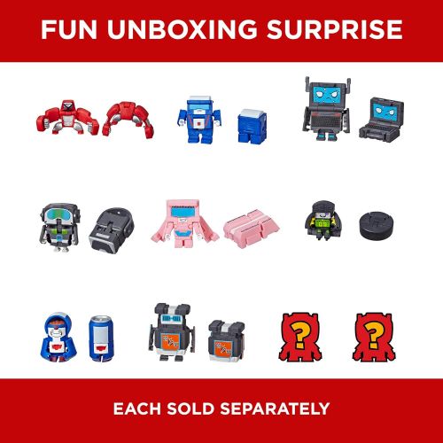 트랜스포머 Transformers E4138 Botbots Toys Series 1 Techie Team 5 Pack -- Mystery 2-in-1 Collectible Figures!