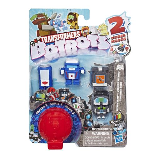 트랜스포머 Transformers E4138 Botbots Toys Series 1 Techie Team 5 Pack -- Mystery 2-in-1 Collectible Figures!