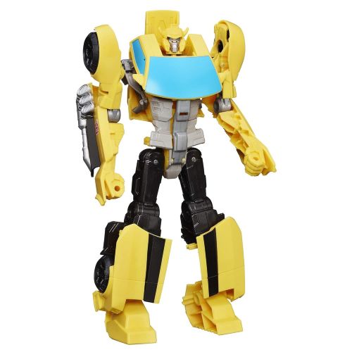 트랜스포머 Transformers Toys Heroic Bumblebee Action Figure - Timeless Large-Scale Figure, Changes into Yellow Toy Car, 11 (Amazon Exclusive)