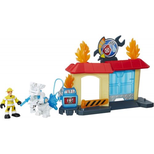 트랜스포머 Playskool Heroes Transformers Rescue Bots Griffin Rock Garage