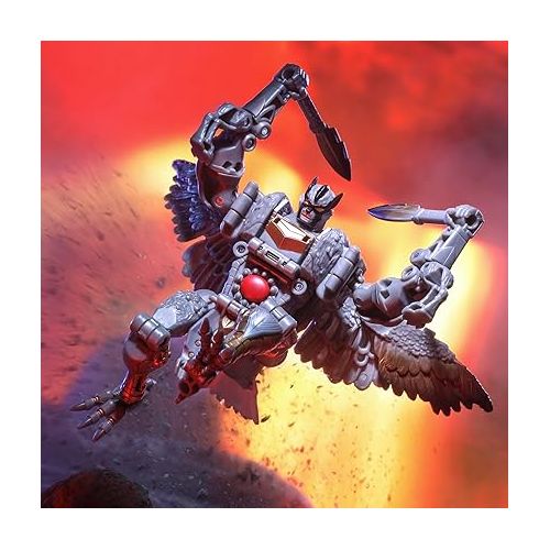 트랜스포머 Transformers Legacy United Voyager Class Beast Wars Universe Silverbolt, 7-inch Converting Action Figure, 8+ Years