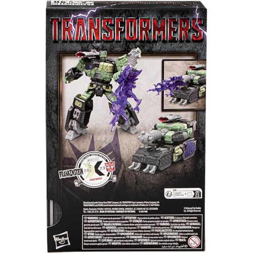 트랜스포머 Transformers Collaborative Universal Monsters Frankenstein x Frankentron, Halloween Action Figure for Boys and Girls Ages 8