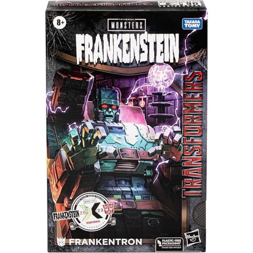 트랜스포머 Transformers Collaborative Universal Monsters Frankenstein x Frankentron, Halloween Action Figure for Boys and Girls Ages 8