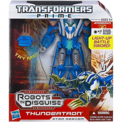 트랜스포머 Transformers Prime Robots in Disguise Voyager Class - Star Seeker Thundertron Figure