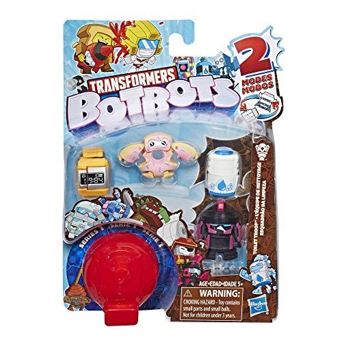 트랜스포머 Transformers BotBots Toys Series 1 Toilet Troop 5-Pack -- Mystery 2-in-1 Collectible Figures!