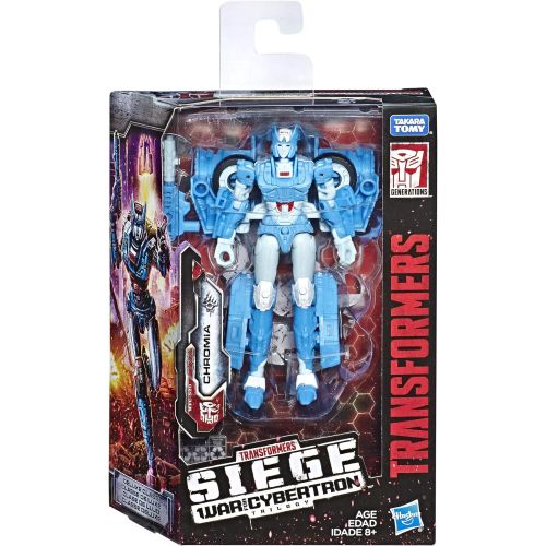트랜스포머 Transformers Toys Generations War for Cybertron Deluxe Wfc-S20 Chromia Action Figure - Siege Chapter - Adults & Kids Ages 8 & Up, 5