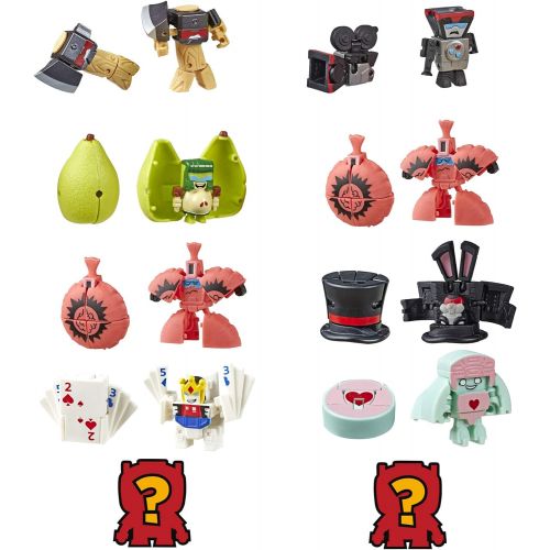 트랜스포머 Transformers Toys BotBots Series 5 Party Favours 5 Pack, Mystery 2-in-1 Collectible Figures! Children Aged 5 and Up - Multicolor