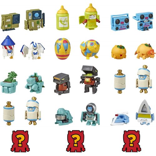 트랜스포머 Transformers Toys BotBots Series 5 Party Favours 5 Pack, Mystery 2-in-1 Collectible Figures! Children Aged 5 and Up - Multicolor