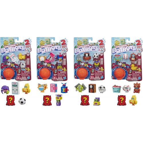 트랜스포머 Transformers Toys BotBots Series 5 Party Favours 5 Pack, Mystery 2-in-1 Collectible Figures! Children Aged 5 and Up - Multicolor