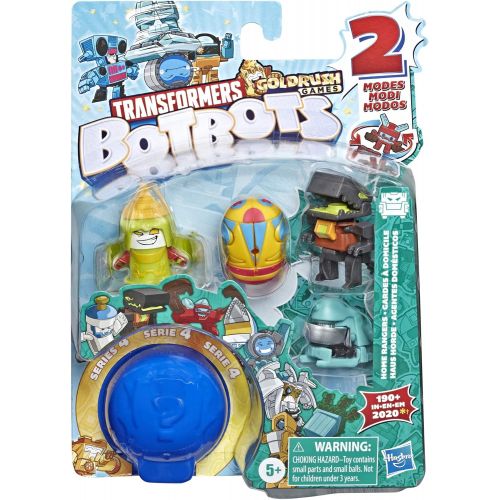 트랜스포머 Transformers Toys BotBots Series 5 Party Favours 5 Pack, Mystery 2-in-1 Collectible Figures! Children Aged 5 and Up - Multicolor