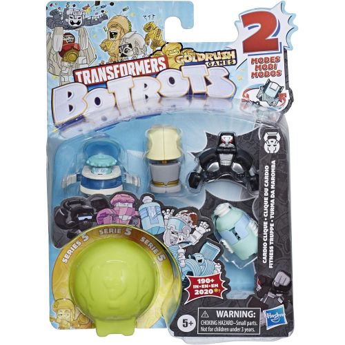 트랜스포머 Transformers Toys BotBots Series 5 Party Favours 5 Pack, Mystery 2-in-1 Collectible Figures! Children Aged 5 and Up - Multicolor