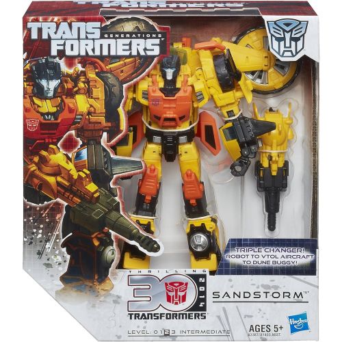 트랜스포머 Transformers Generations Thrilling 30 Voyager Class Sandstorm Figure