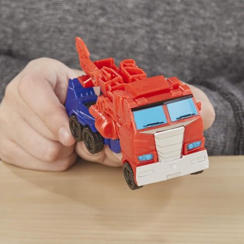 트랜스포머 Transformers Cyberverse Action Attackers: 1-Step Changer Optimus Prime Action Figure Toy