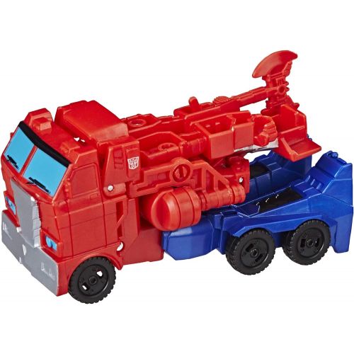 트랜스포머 Transformers Cyberverse Action Attackers: 1-Step Changer Optimus Prime Action Figure Toy