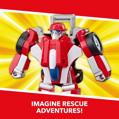 트랜스포머 Transformers Playskool Heroes Rescue Bots Academy Heatwave The Fire-Bot Converting Toy, 4.5 Action Figure, Toys for Kids Ages 3 & Up