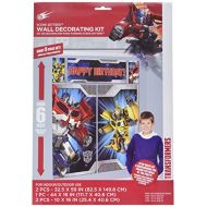 Transformers Scene Setter Wall Decorations Kit - Kids Birthday and Party Supplies Decoration