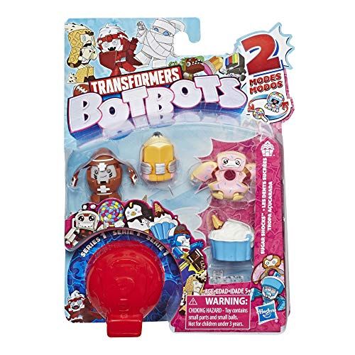 트랜스포머 Transformers BotBots Toys Series 1 Sugar Shocks 5-Pack -- Mystery 2-in-1 Collectible Figures!